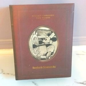 Mickey Through the Years Storybook Ornament Set